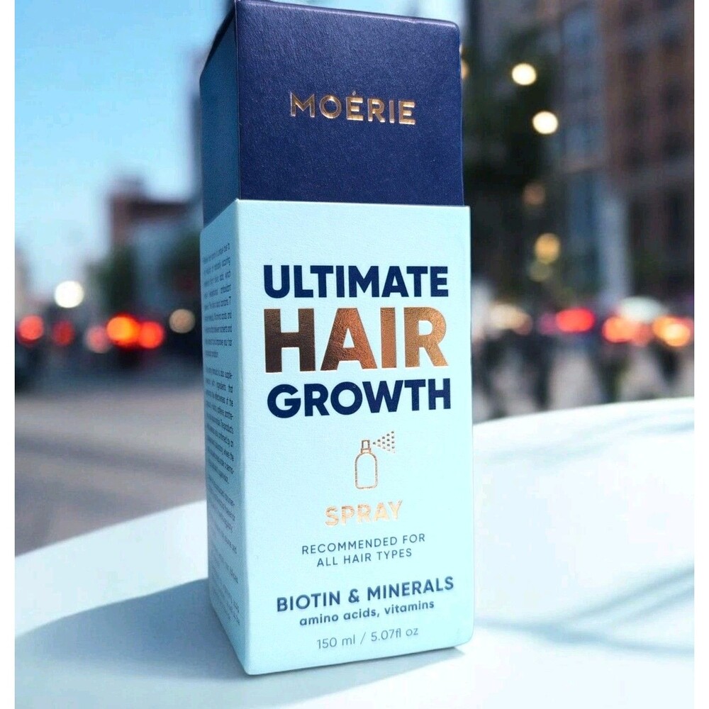 NEW Sealed Moerie Ultimate Hair Growth Spray Biotin Amino Acids 150ML / 5.0 oz